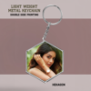 Metal key chain Hexagon/Sublimation